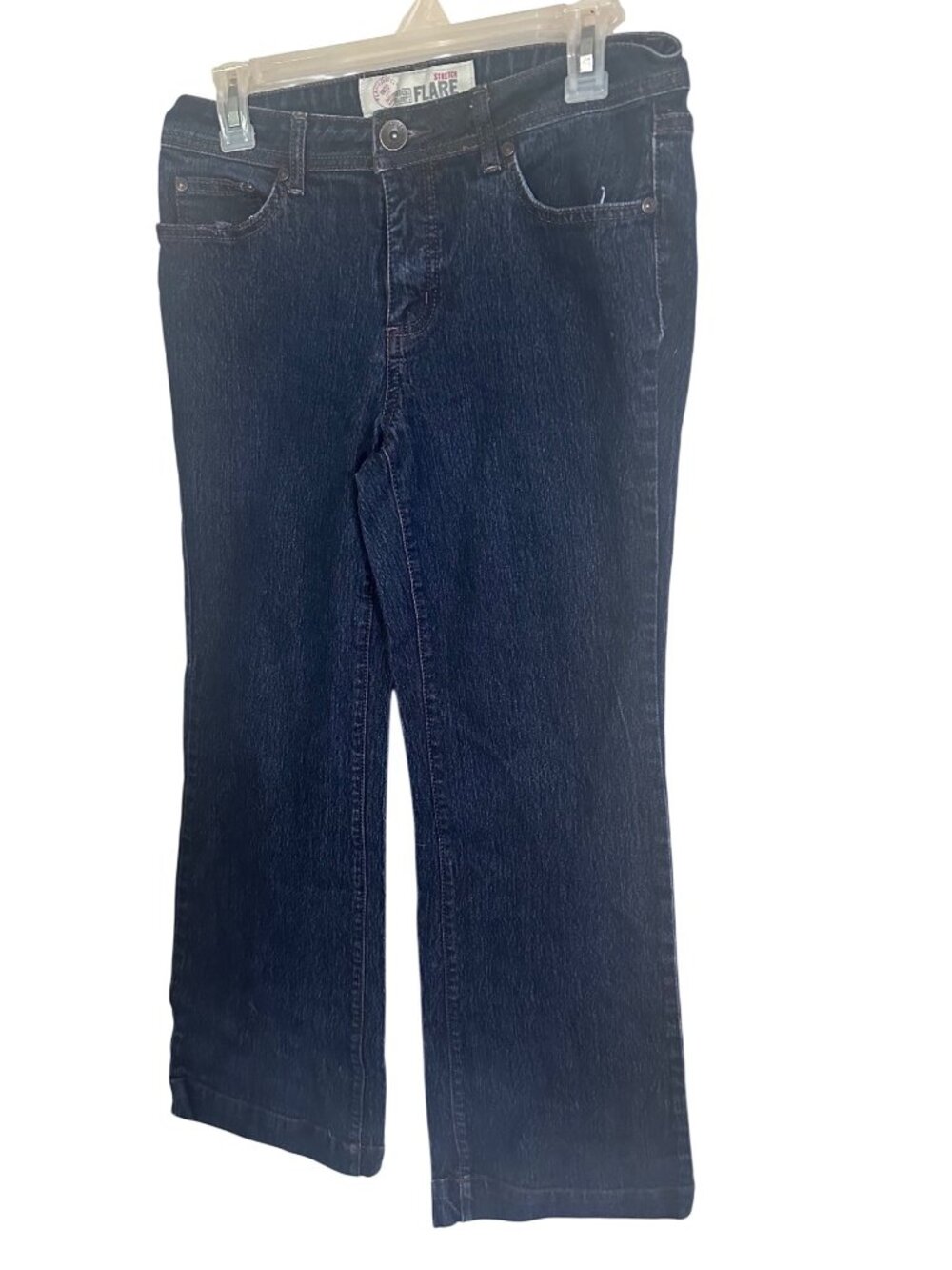 Faded Glry flare leg stretch jeans size 8 petite